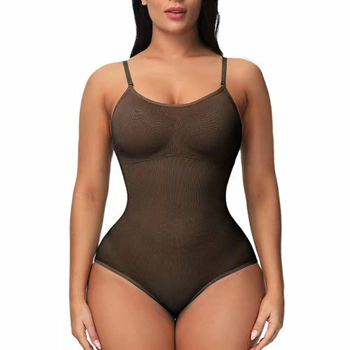 Seamless One Piece Body Shaper Women's Belly-Lifting Hip Shaping Under