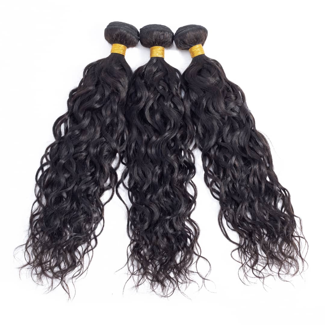 BeuMax 10A Grade 3/4 Water Wave Bundles with 4x4 Closure Brazilian