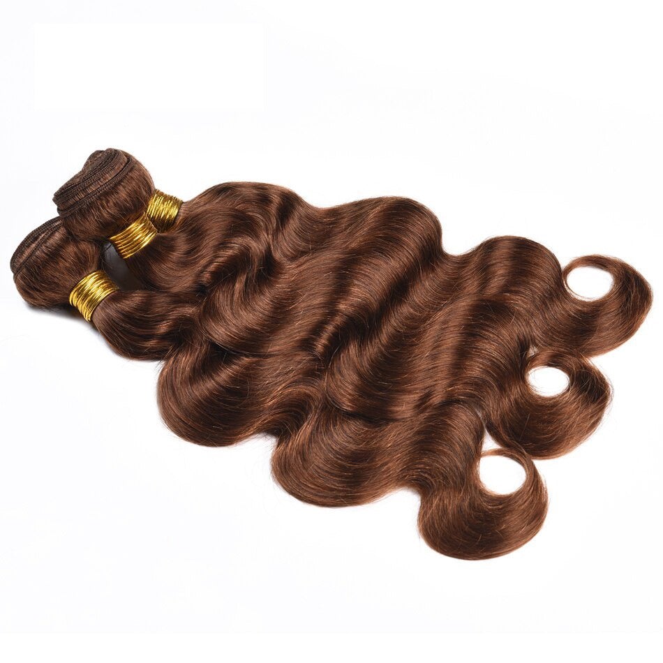 10A Grade #33 Body Wave #4 BUNDLES with CLOSURES & FRONTALS