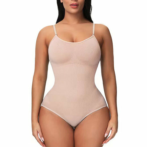 Seamless One Piece Body Shaper Women's Belly-Lifting Hip Shaping Under