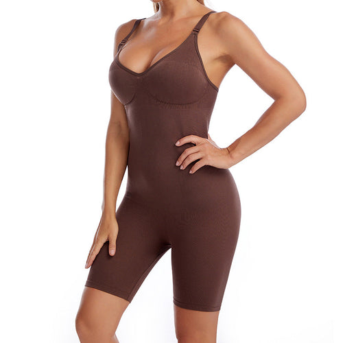 Seamless One Piece Body Shaper Women's Belly-Lifting Hip Shaping Under