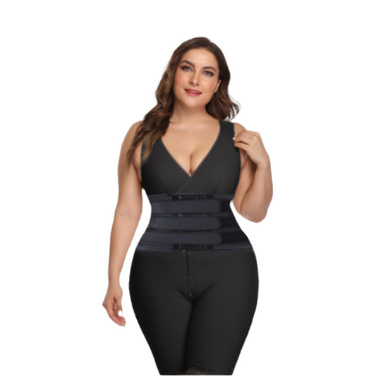 THREE BELT women waist trainer to lose weight while working out