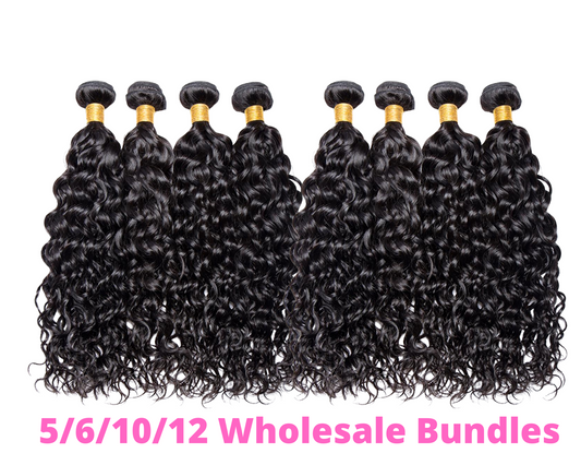 Wholesale 5/6/10/12 Bundles Brazilian Jerry Curl 10A Grade Human Hair