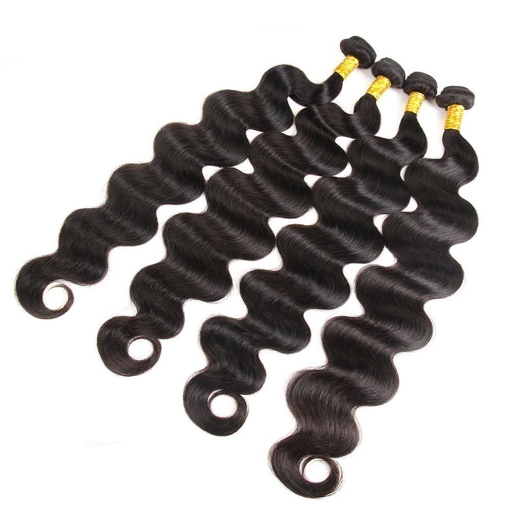 BeuMax 10A Grade 3/4 Body Wave Bundles with 4x4 Closure Brazilian