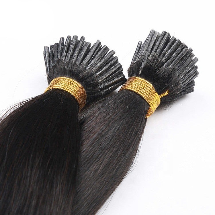 Brazilian Straight Human Hair I Tip Microlinks Bulk Braiding Human Hai