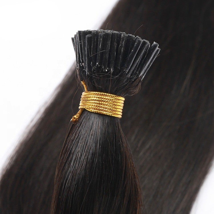 Brazilian Straight Human Hair I Tip Microlinks Bulk Braiding Human Hai